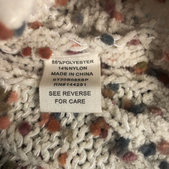 Jessica Simpson Confetti Crewneck Sweater-Size Small - NWT - Picture 6 of 7